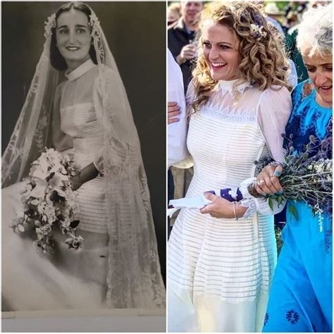12 beautiful brides who wore their mom or grandma s wedding dress