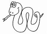 Snake Coloring Pages Cartoon Colouring Kids Template Printable Chinese Year Animal Outline Clipart Children Templates Color Snakes Drawings Baby Clip sketch template