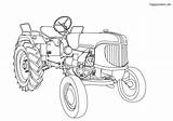 Traktor Oldtimer Ausmalbilder Malvorlage Trecker Malvorlagen Traktoren Schaufel sketch template