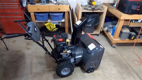 briggs  stratton snow blower assembly youtube