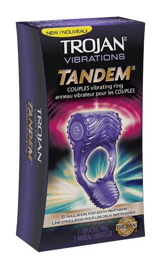 Trojan™ Tandem™ Couples Vibrating Ring
