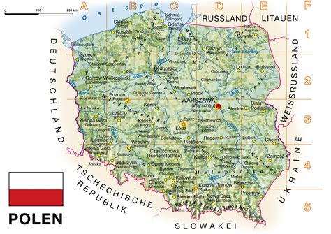 polen geografie