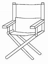 Chair Directors Furniture Coloring Pages sketch template