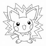 Pokemon Coloring Pages Electric Getcolorings Print sketch template