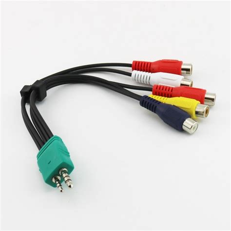 video av component audio adapter connector cable  samsung led tv bn  bnw