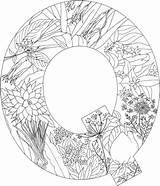 Letter Coloring Pages Plants Printable Alphabet Choose Board English Supercoloring sketch template