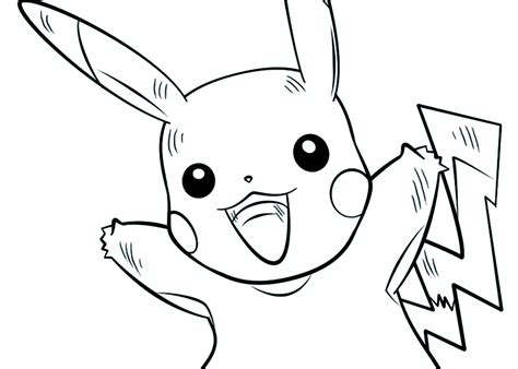 pokemon pikachu color pages