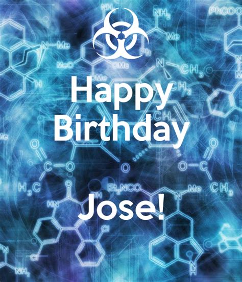 happy birthday jose poster ivonnedominguez  calm  matic