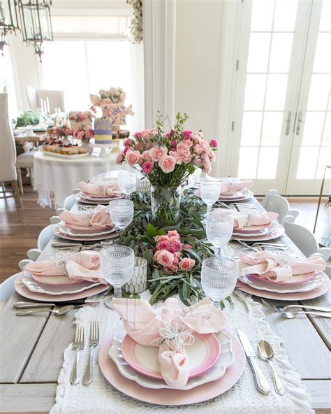 mothers day brunch table setting ideas