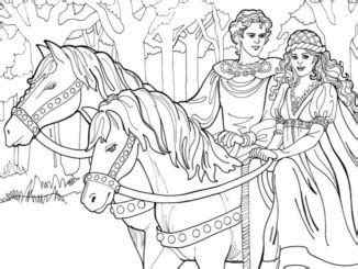 princess coloring page coloring page book  kids