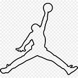 Jumpman Colorare Jordans Freepng Getdrawings Dibujos Vectorified Sketch Logodix 1000 Logotipos sketch template