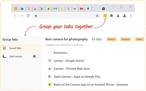 group tabs chrome web store