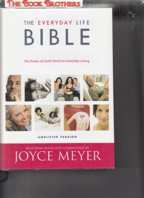 The Everyday Life Bible Amplified Version By Joyce Meyer As New