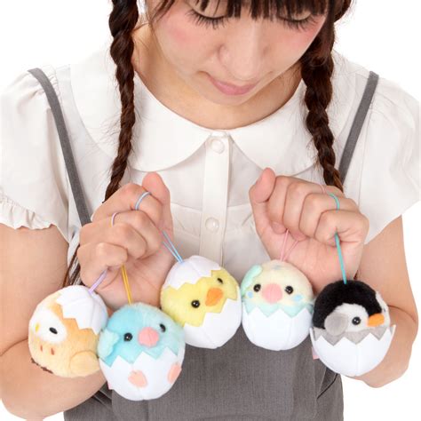 Tamago Kara Kotori Tai Bird Plush Collection Mini Strap Amuse