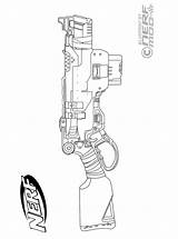 Nerf Slingfire Coloring Blasters Fun Kids Votes sketch template