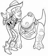 Toy Story Coloring Pages Rex Woody Disney Kids Printable Color Colouring Anycoloring Found Getcolorings Choose Board Adult sketch template