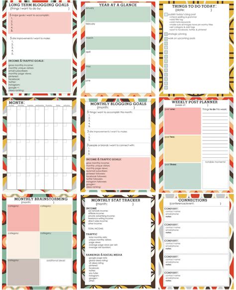 printable daily planner sheets  printable irma daily