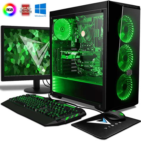 buy vibox gaming pc bundle ryzen cpu gtx  ti gb ram tb hdd