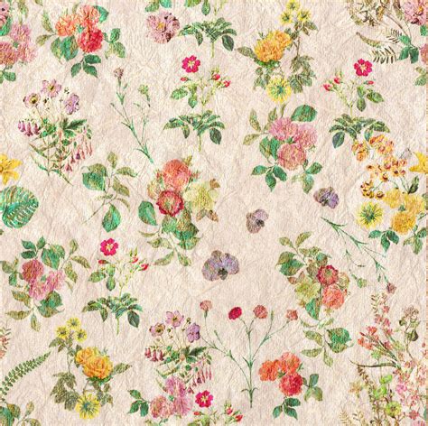 vintage flowers wallpaper pattern  stock photo public domain pictures
