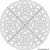 Coloring Waffle Pages Mandala Illusion Flower Optical Printable Simple Transparent Donteatthepaste Color Print Don Paste Eat Mandalas Drawing Format Available sketch template