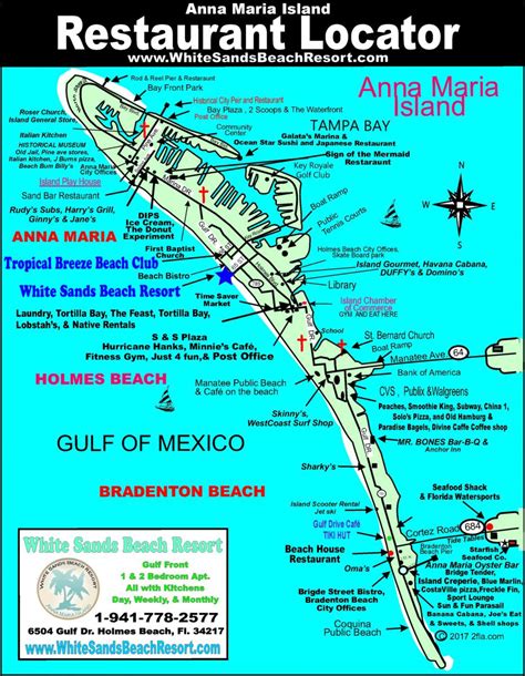 anna maria island tourist map wells printable map