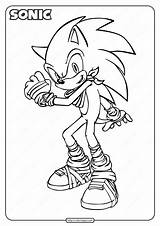 Sonic Coloring Printable Pdf Pages Hedgehog Amy Rose sketch template