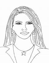 Coloring Pages Face Makeup Print Girl Printable Models Girls Make Colouring Color Getcolorings Colorings Comments sketch template