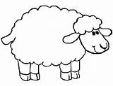 Sheep Lamb Template Crafter sketch template