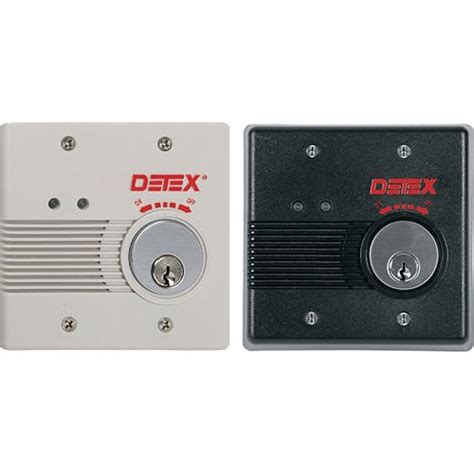 Detex Eax 2500sxmc65 Eax Battery Powered Exit Alarm With Mortise Cylinder