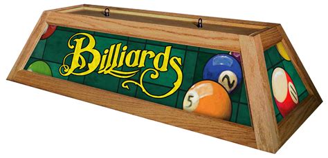 billiards green pool table light  oak stained wood