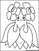 Bellossom Coloring Pages Fun sketch template