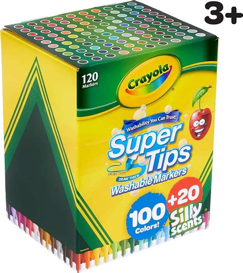 crayola super tips  washable markers plumones marcadores cuotas