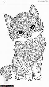 Mandala Coloring Animal Pages Animals Mandalas Print Printable Kids Cat Cute Inspiration Kitty Choose Board sketch template