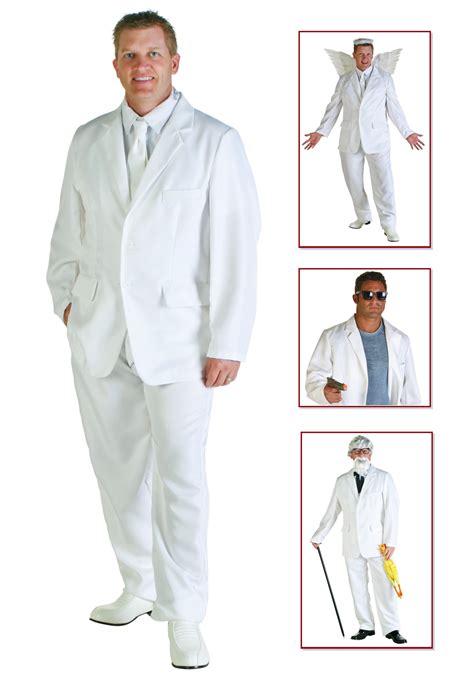 size white suit costume