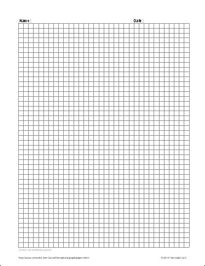 graph paper template printable graph paper  grid paper
