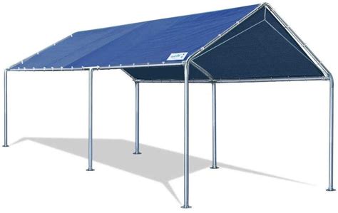 quictent upgraded    heavy duty carport blue   car canopy carport shade carport