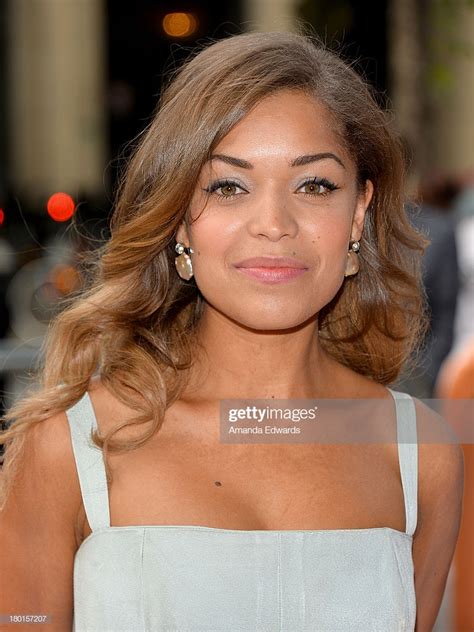 actress antonia thomas arrives at sunshine on leith premiere during news photo getty images