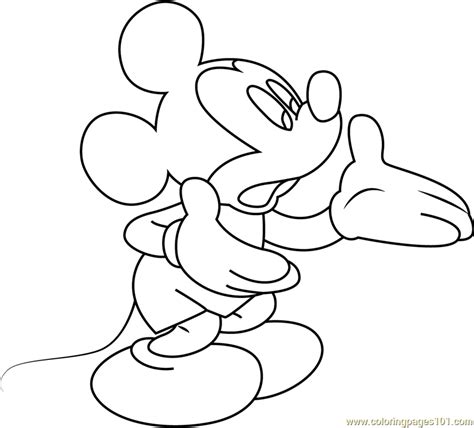 mickey mouse coloring page  kids  mickey mouse printable