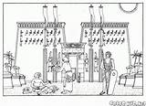 Khonsu Templo Tempel Tempio Egipto Egitto Egypt Ziggurat Colorkid Chons ägypten Egypte Antigo Egyptian Khonsou Supercoloring Malvorlagen Egizi Monde Antike sketch template