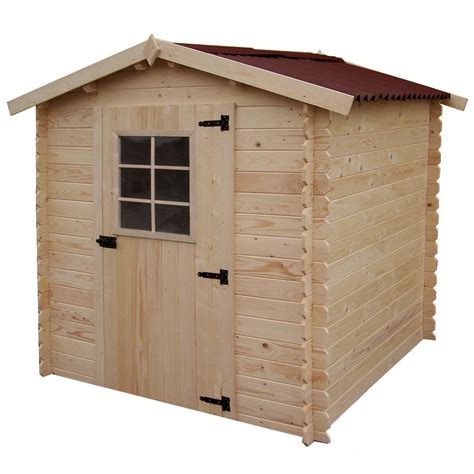 Installare una piscina fuori terra con soppalco in legno nel giardino: Box Casetta in legno 184x184xh200cm + pavimento AL1919.01N | Brico Bravo