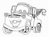 Mater Coloring Cars Tow Pages Pixar Drawing Kids Printable Color Disney Paintingvalley Drawings Print sketch template