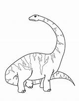 Neck Long Diplodocus Coloring Dinosaur Pages Printable Getcolorings Netart Color Getdrawings sketch template