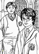 Chamber Secrets Potter Harry Coloring Fun Divyajanani sketch template