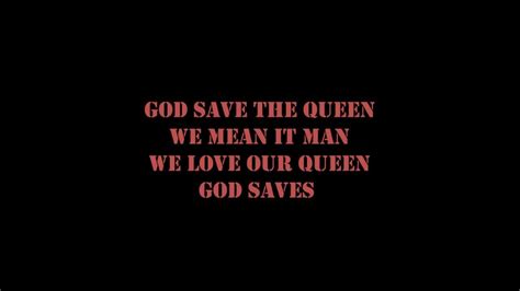 sex pistols god save the queen lyrics youtube