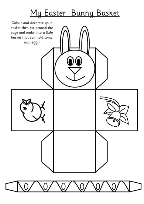 printable easter craft template  printable templates