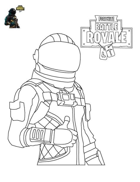 fortnite battle royale colouring pages dark voyager halloween