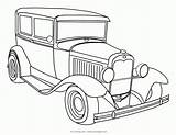 Coloring Old Pages Cars Printable School Car Adults Popular Kids sketch template