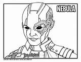 Nebula Avengers Endgame sketch template