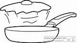 Pan Outline Egg Clipart Frying Easy Over Food Transparent Medium Gif Members Join Available Now Large sketch template