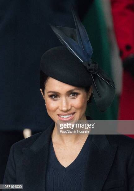 meghan markle attends christmas day church service at church of st